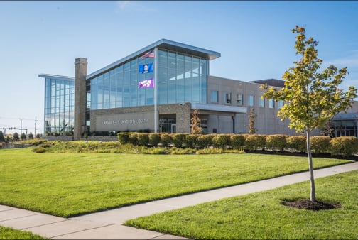 KSUO - building with flags